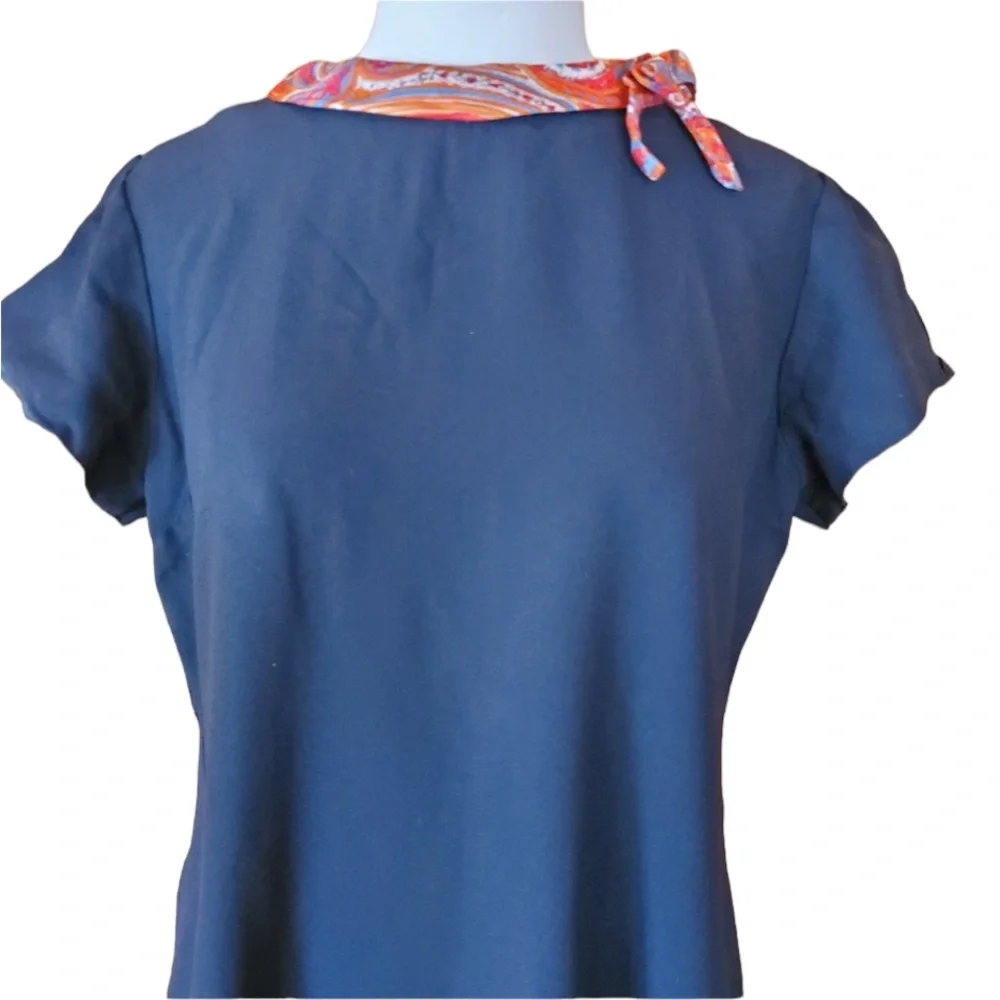 1950s/1960s‎ Jule Wyer Black w/Multi-Color Trim Dre
